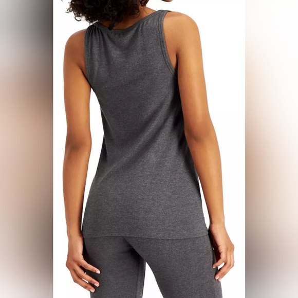 Alfani 3 piece ultra soft modal leggings top/tank lounge set. Heather Grey NWT - Picture 11 of 11